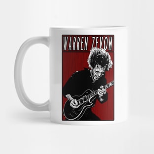 Retro Vintage Warren Zevon Mug